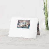 カスタマイズおもしろい可能な病院滞在が良くなる カード (裏面)