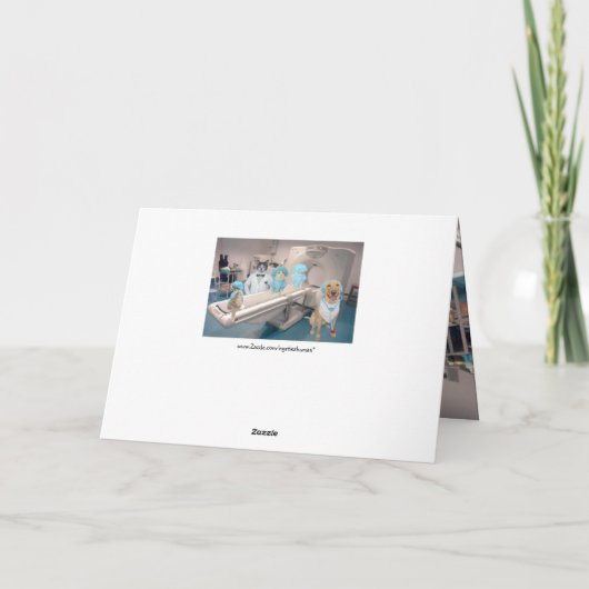 カスタマイズおもしろい可能な病院滞在が良くなる カード (裏面)