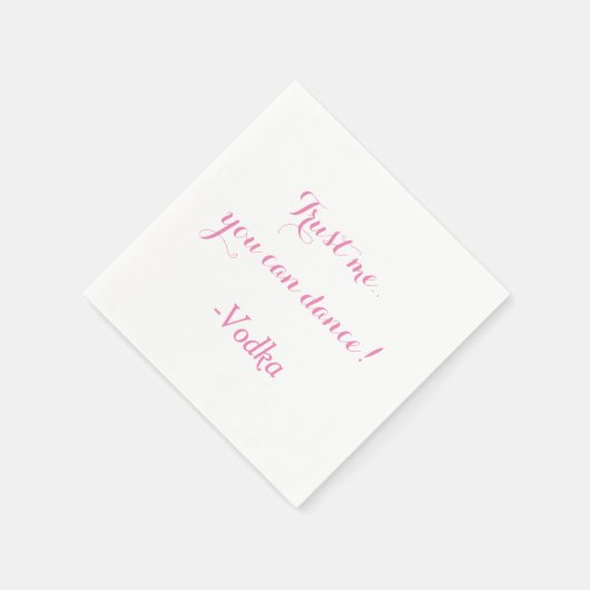 カスタマイズおもしろい可能な結婚ナプキン スタンダードカクテルナプキン (角)