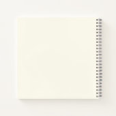 カスタマイズおもしろい可能な黒猫 ノートブック (裏面)