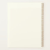 カスタマイズおもしろい可能な黒猫 プランナー手帳 (裏面)