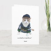 カスタマイズおもしろい可能新学期 カード (裏面)