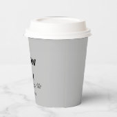 カスタマイズおもしろい声が鳴る| 私はあなたを愛するパーティー 紙コップ (左)