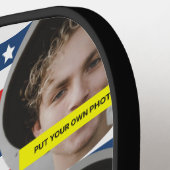 カスタマイズおもしろい彼氏の写真 ピックルボールラケット (左詳細)