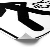 カスタマイズおもしろい笑い冗談パパ父DIYあなたのテキスト ポスター (角)