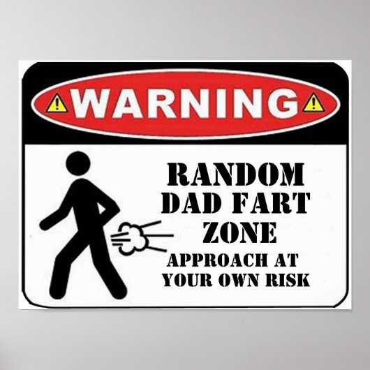 カスタマイズおもしろい笑い冗談パパ父DIYあなたのテキスト ポスター (正面)