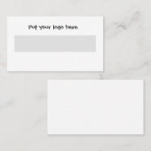 カスタマイズおもしろい 名刺 (正面/裏面)
