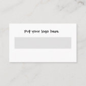 カスタマイズおもしろい 名刺 (正面)