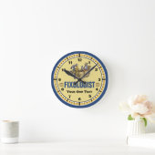 カスタマイズおもしろいItの牧師 ラウンド壁時計 (ホーム)