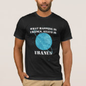 カスタマイズおもしろいUranus Shirts Uranusミームジョークティー Tシャツ (正面)