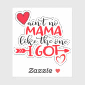 カスタマイズお母さんみたいなママはいな得い シール (シート)