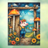 カスタマイズお洒落子豚 ウィンドウサイン (シート3)