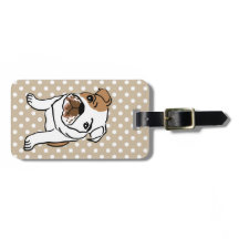 カスタマイズかわいい英国のブルドッグのイラストレーション