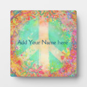 カスタマイズかわいらしフローラ フォトプラーク (正面)