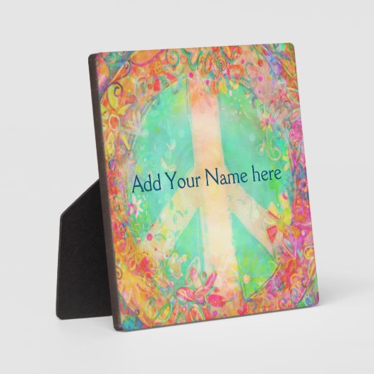 カスタマイズかわいらしフローラ フォトプラーク (正面)