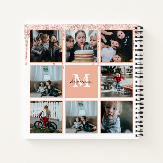 カスタマイズかわいらし可能なファミリ仕訳帳 ノートブック (裏面)