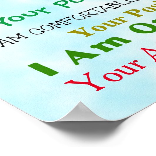 カスタマイズこのクジラの目確認 ポスター (角)