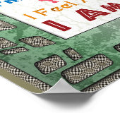 カスタマイズこのハイテク確認 ポスター (角)