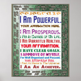 カスタマイズこのハイテク確認 ポスター