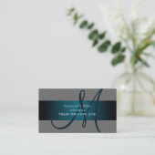 カスタマイズこのモノグラム名刺 名刺 (スタンド正面)