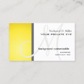 カスタマイズこのモノグラム名刺 名刺 (裏面)