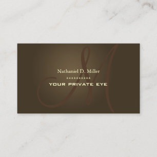 カスタマイズこのモノグラム名刺 名刺