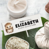 カスタマイズこんにちは私の名前はハリネズミ磁気名 名札