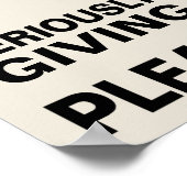 カスタマイズご自身の看板 ポスター (角)