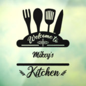 カスタマイズされたキッチンへのウェルカム ウィンドウサイン (シート3)