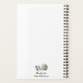 カスタマイズされたクリスチャン信仰のブライズメイドギフト プランナー手帳 (裏面)