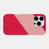 カスタマイズされたクリムゾン iPhone ケース (裏面横)