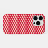 カスタマイズされたクリムゾン iPhone ケース (裏面横)