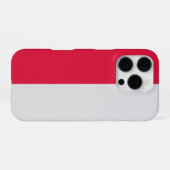 カスタマイズされたクリムゾンiPhoneケース iPhoneケース (裏面横)