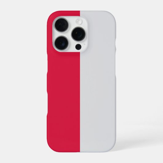 カスタマイズされたクリムゾンiPhoneケース iPhoneケース (裏面)