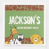 カスタマイズされたグリーンサファリキリン誕生日 (正面)