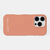 カスタマイズされたサーモンiPhoneケース iPhoneケース (裏面横)