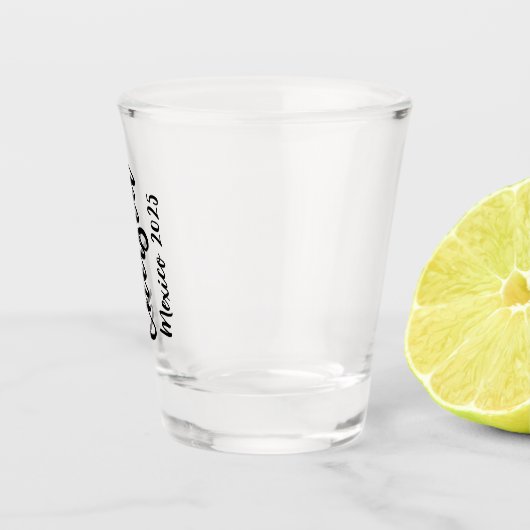 カスタマイズされたショットグラス, オーダーメイドショットグラス, 結婚式 ショットグラス (右)