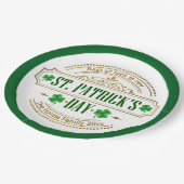 カスタマイズされたセントパトリックデー ラック オブ ザ アイリッシュ ペーパープレート (アングル)