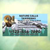 カスタマイズされたタクシデミーショップのビジネスプロモーション ウィンドウサイン (シート3)