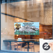 カスタマイズされたタクシデミーショップのビジネスプロモーション ウィンドウサイン (カフェ窓)