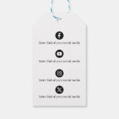 カスタマイズされたビジネス価格 ギフトタグ (裏面)