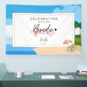 カスタマイズされたビーチでのブライズパーティー 横断幕 (トレードショー)