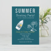 カスタマイズされたボートライドの招待状 招待状 (スタンド正面)