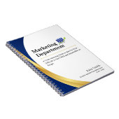 カスタマイズされたマーケティング部 ノートブック (右側)