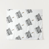 カスタマイズされたミニマリスト企業ブランドのオリジナル商品 タペストリー (正面(横))