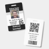 カスタマイズされた医療従事者用作業バッジ バッジ (表裏)