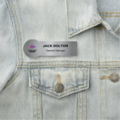 カスタマイズされた従業員の認識名タグとロゴ 名札 (インサイチュ)