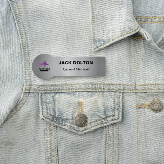 カスタマイズされた従業員の認識名タグとロゴ 名札 (インサイチュ)