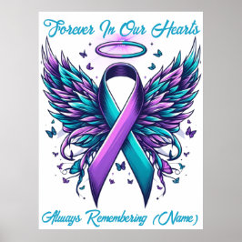 カスタマイズされた愛する記憶 自殺損失認識 ポスター