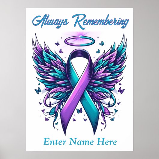 カスタマイズされた愛の記憶 自殺喪失認識 ポスター (正面)